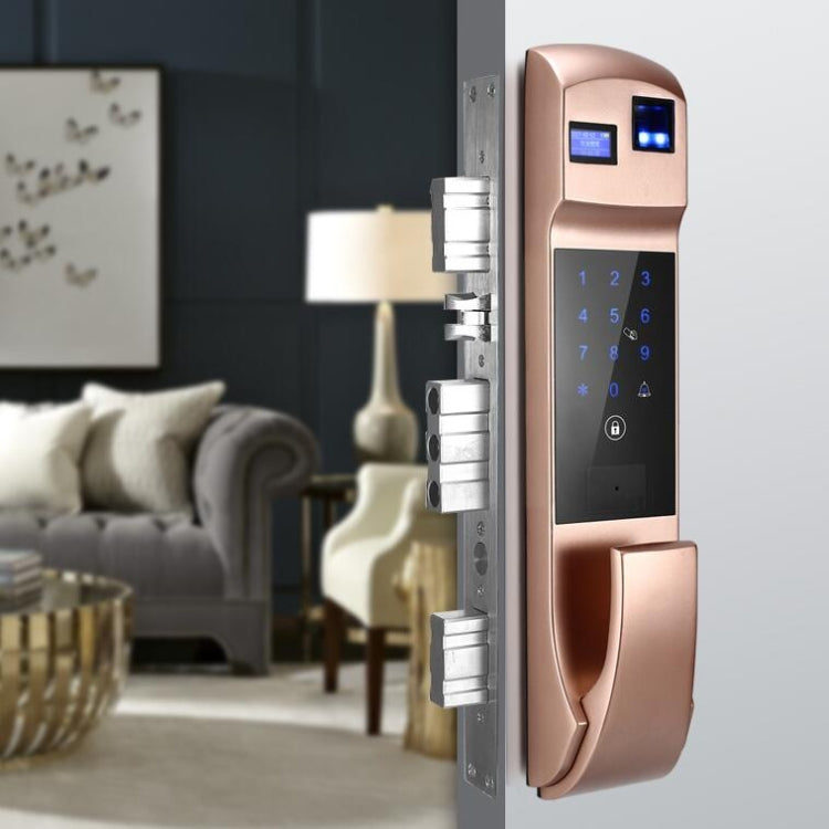 Fully Automatic Fingerprint Password Lock Intelligent Anti-theft Home Electronic Credit Card Automatic Unlock and Mute APP Fully Automatic Fingerprint Password Lock Intelligent Anti-theft Home Electronic Credit Card Automatic Unlock and Mute APP